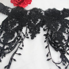 Party Lace Bead Chain Shoulder Cape Gothic Collar