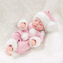 11in Reborn Doll Adorable Girly Puppet Embroidery Boy Toy Gift