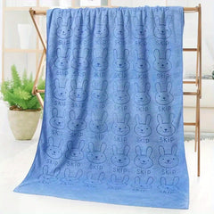 Cartoon Pattern Bath Towel Microfiber Soft Absorbent Quick Dry Towel