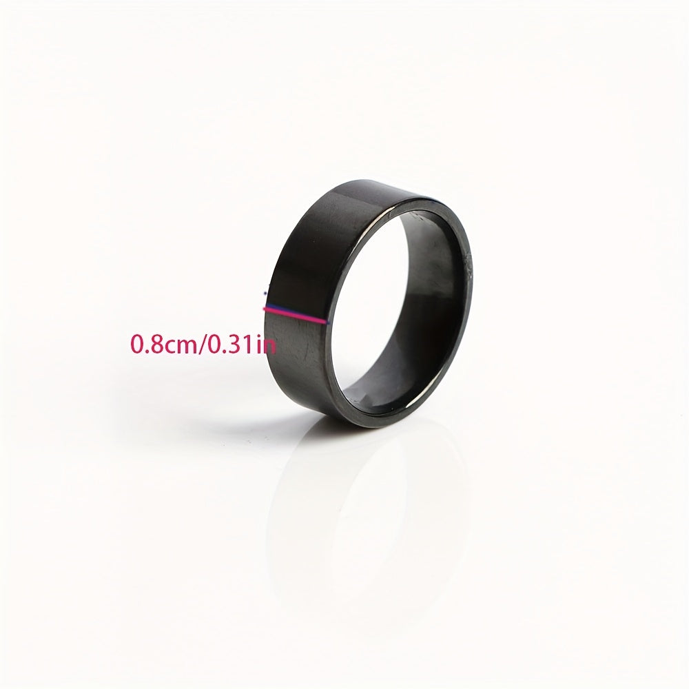20Pcs Multicolor Stainless Steel Rings For Men Couples Party