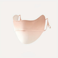 4pc Reusable Sunshade Face Mask Gradient UV Protection Washable Ice Silk
