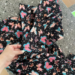 Butterfly Pattern Fabric 0.91m DIY Clothing Quilt Set