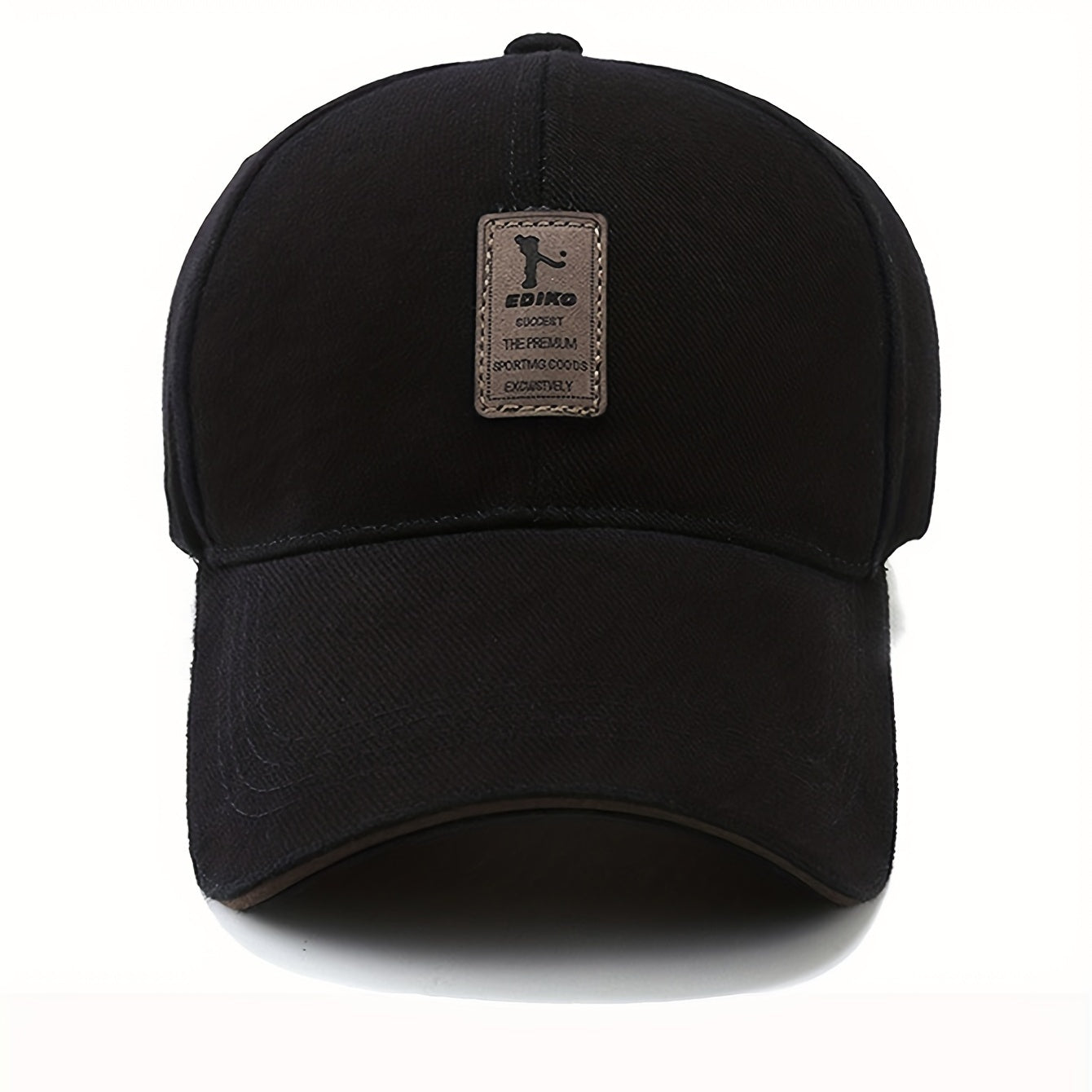 Label Patch Unisex Baseball Cap Solid Casual Dad Hats Adjustable Couple Sun Hats