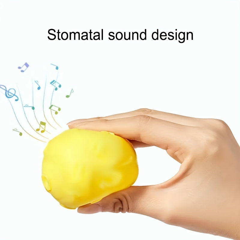 6pcs Children's Toy Balls Soft Rubber Splashing Sound Baby Hand Holding Toy