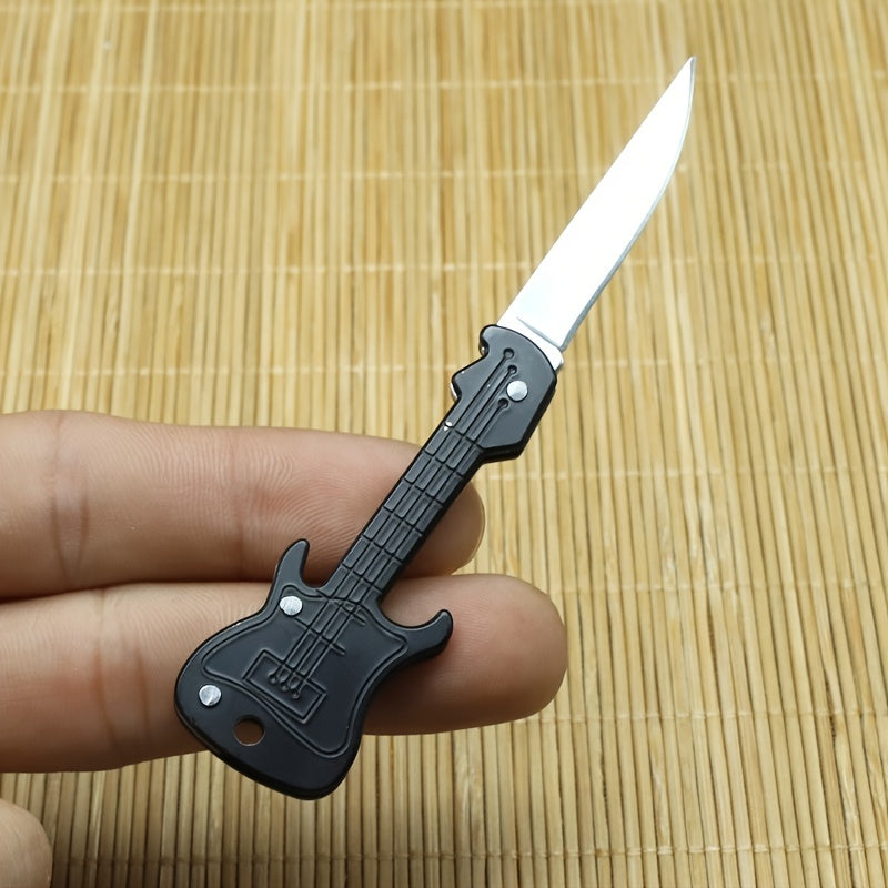 Portable Mini Folding Guitar Keychain with Bass Handle