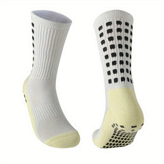 Anti-skid Silicone Football Socks - Breathable Mid-calf Socks