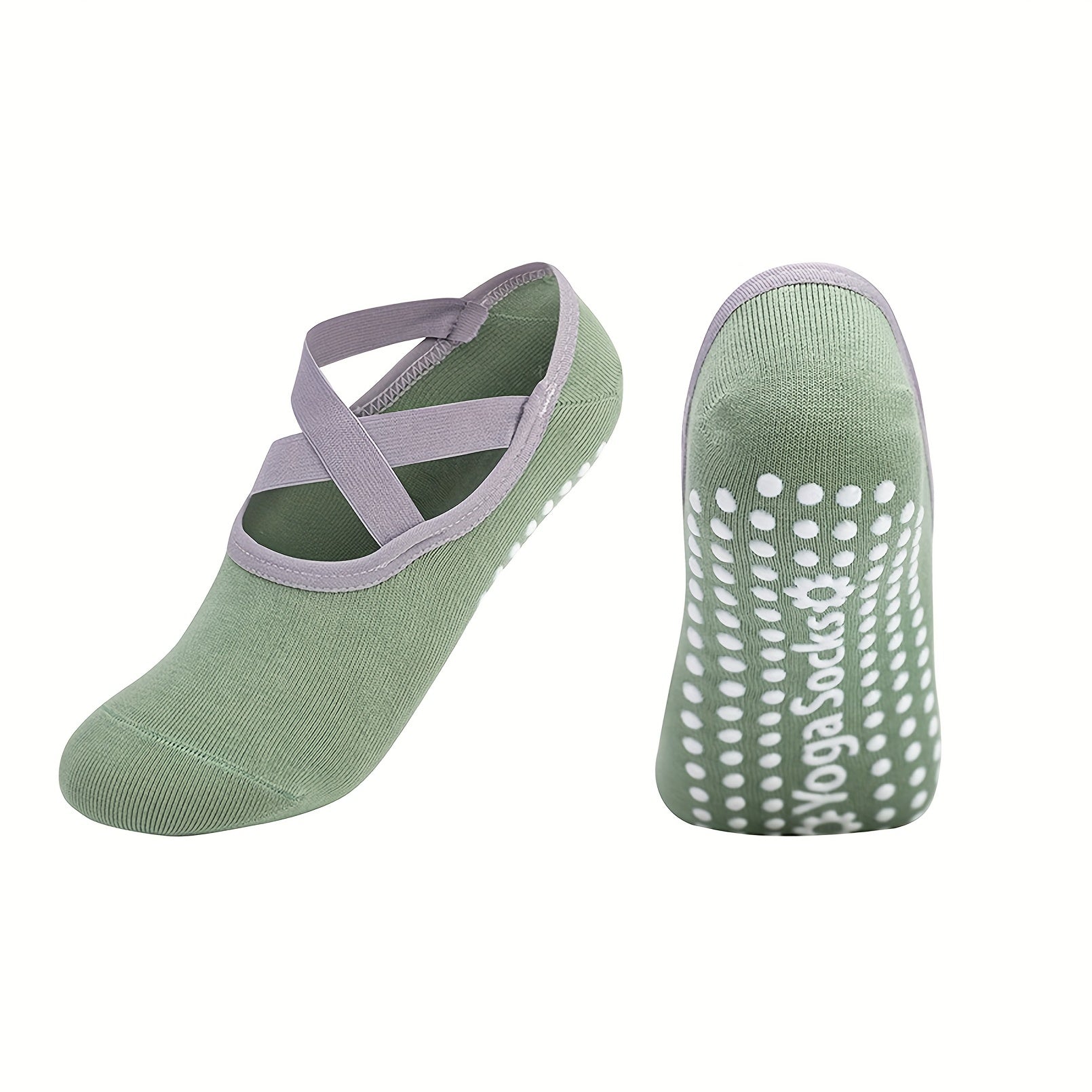 3 Pairs Cross Cut Out Socks Soft Lightweight Low Cut Yoga Socks Women's