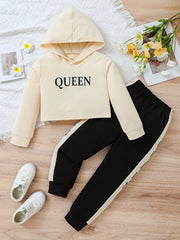 Toddler Girls Queen Hoodie & Pants Set