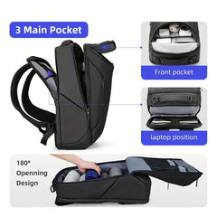 17 inch Business Computer Backpack Large Capacity Travel Bag