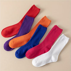 6 Pairs Comfy & Breathable All-match Women's Socks