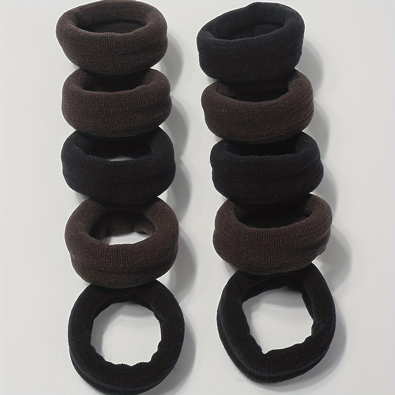 10pcs Thickened Hair Tie High Elasticity Hair Rope Ponytail Holder Accessories