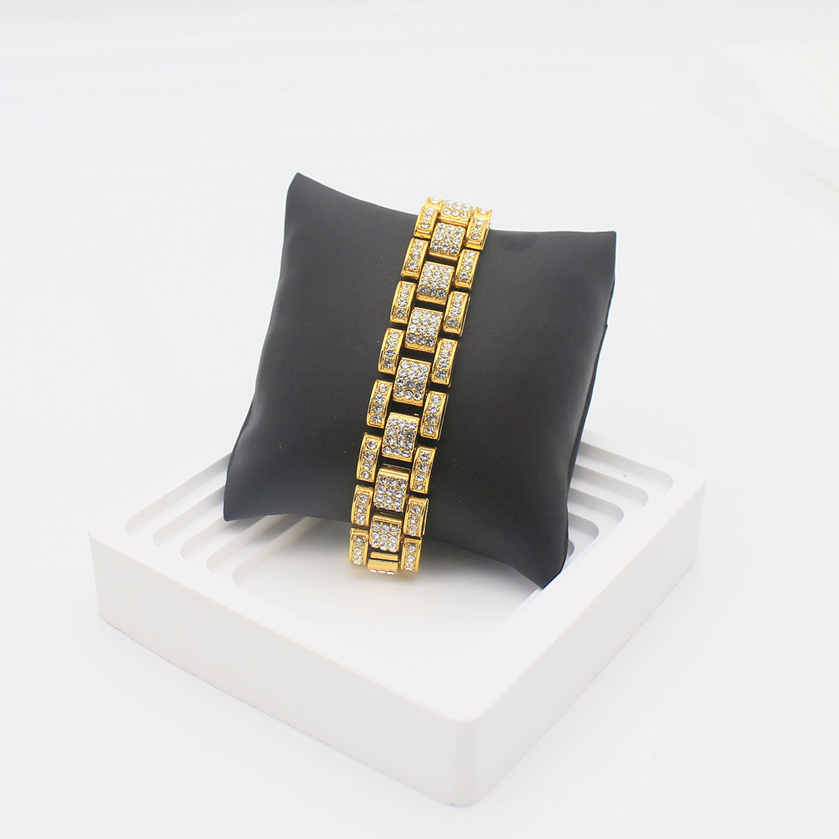 Hip Hop Cuban Link Chain Bracelet Men Necklace Jewelry