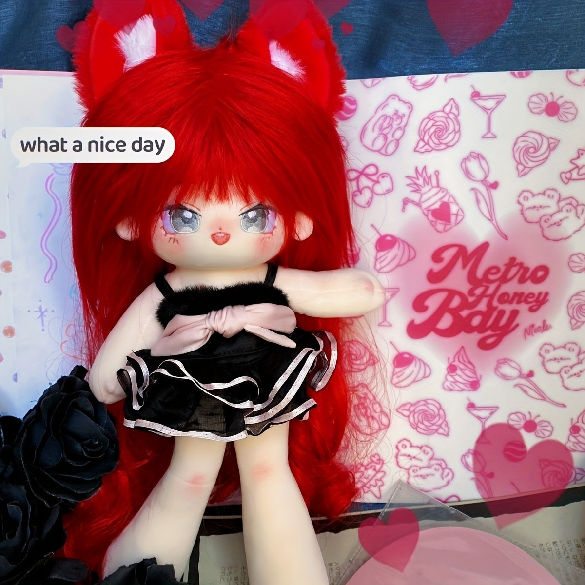 Amy Doll with Exploding Hair & Plush Toy - Perfect Birthday Gift for Girls
