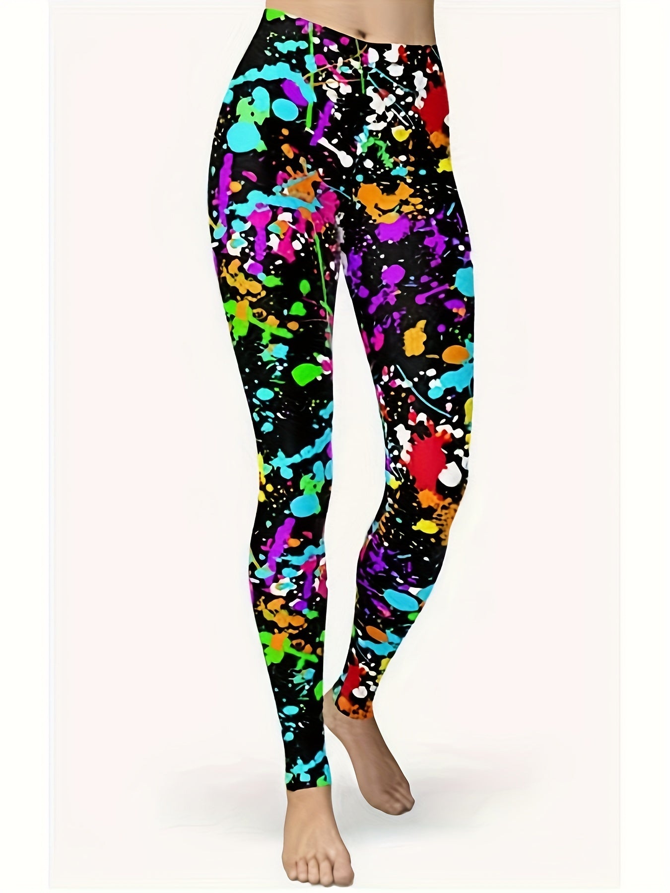 Women's Star Pattern Leggings for Fitness Yoga Running