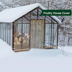 Clear Waterproof Tarp Snowproof & Rainproof PE Tarpaulin Cover