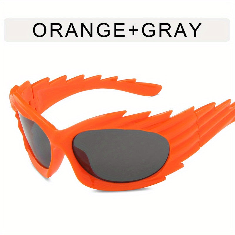 Y2K Wrap Around Sunglasses UV400 Protection