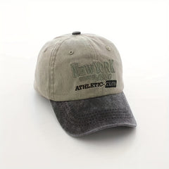 Kids Spring Autumn Adjustable Casual Baseball Cap w/ Letter Embroidery