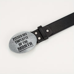 Outdoor Casual Buckle Belt Handsome Western Cowboy Buckle PU Belt
