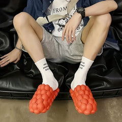 Men's Massage Bubble Slides Golf Ball Slippers