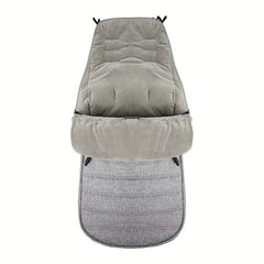 Linen Baby Stroller Sleeping Bag Warm Foot Cover Windproof Three speed Adjutable