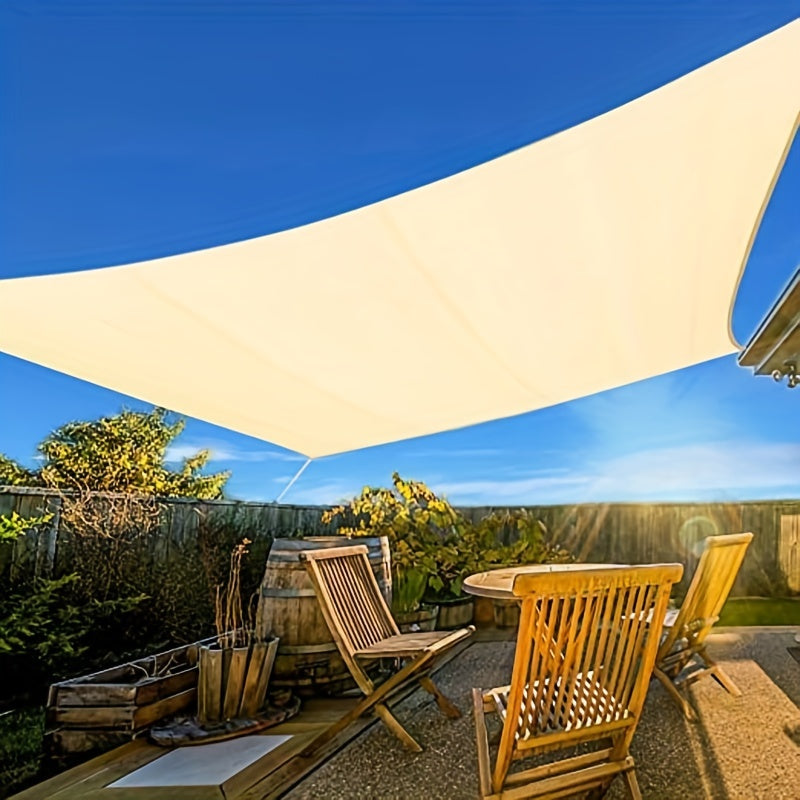Rectangle Sun Shade Sail Canopy UV Block Heavy Duty Awning Shelter