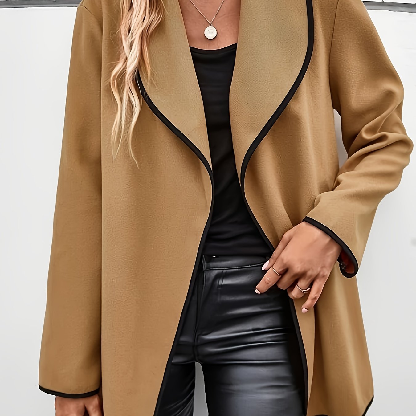  Casual Colorblock Cardigan