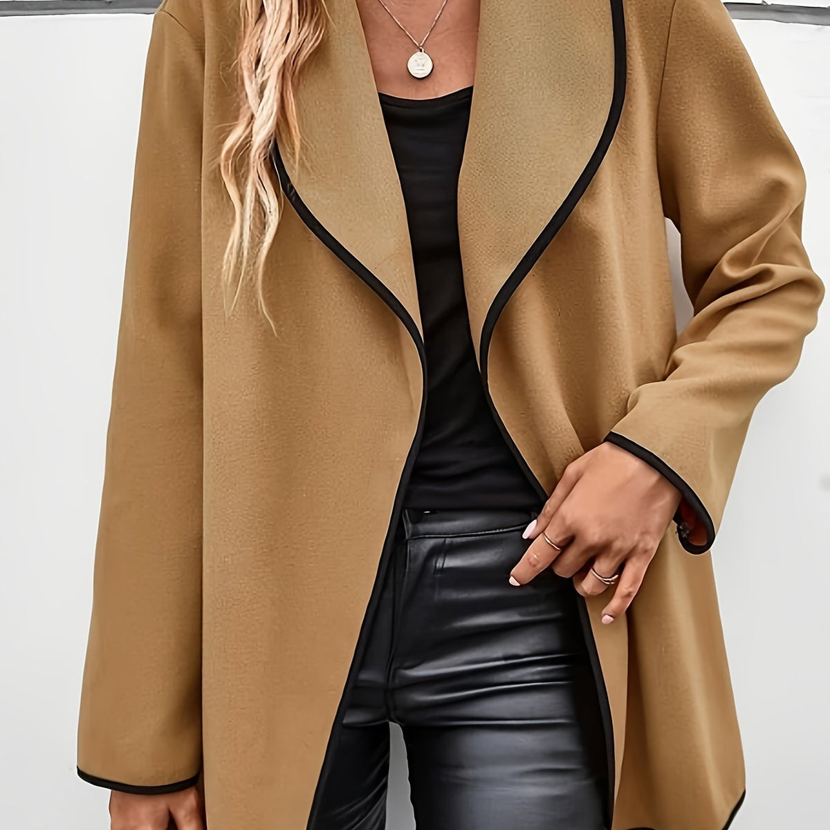  Casual Colorblock Cardigan
