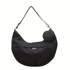 Nylon Crossbody Bag Dumpling Shoulder Bag Casual Handbag