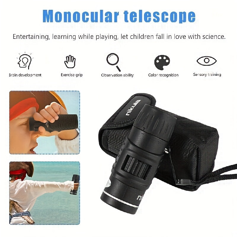 Compact 7X18 Monocular Telescope for Bird Watching and Sports