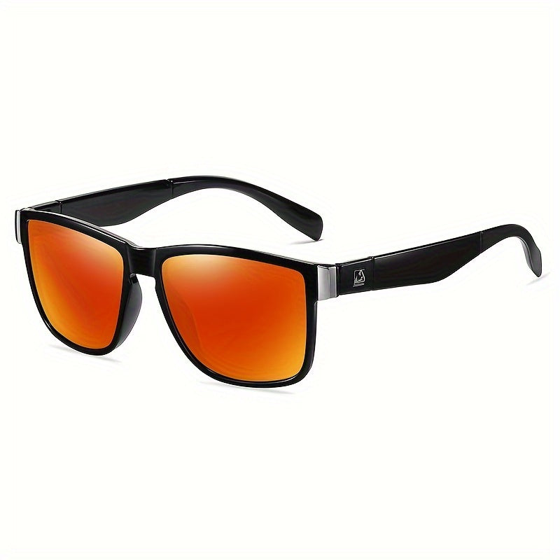 Men's Square Polarized Sunglasses UV 400 Protection