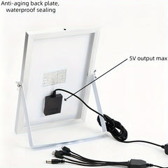 Portable 6V8W Solar Charging Board USB Fast Charge Panel