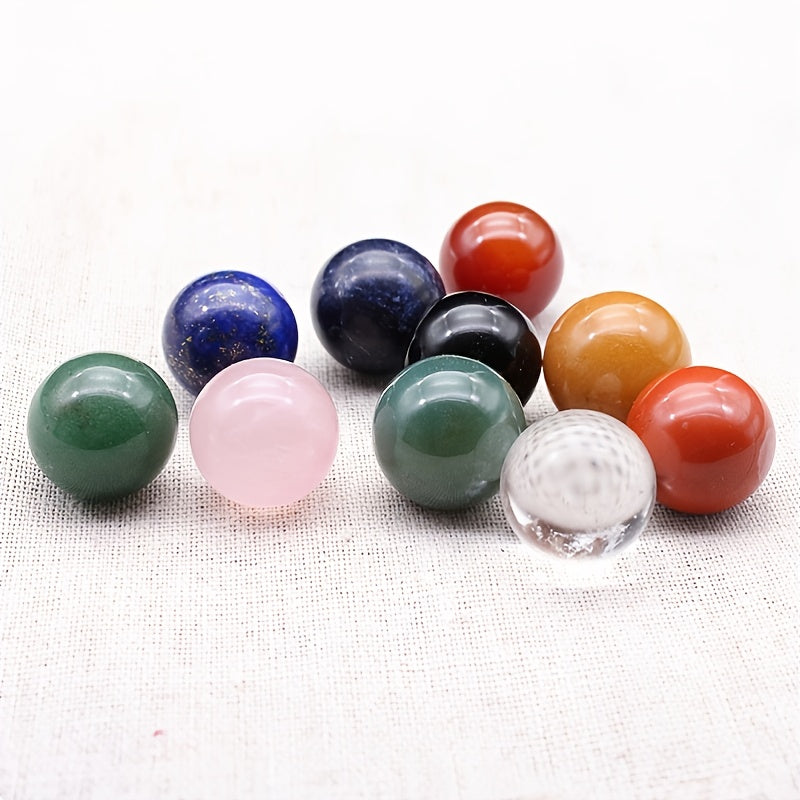 10pcs Colorful Crystal Stone Ball Ornaments 20mm