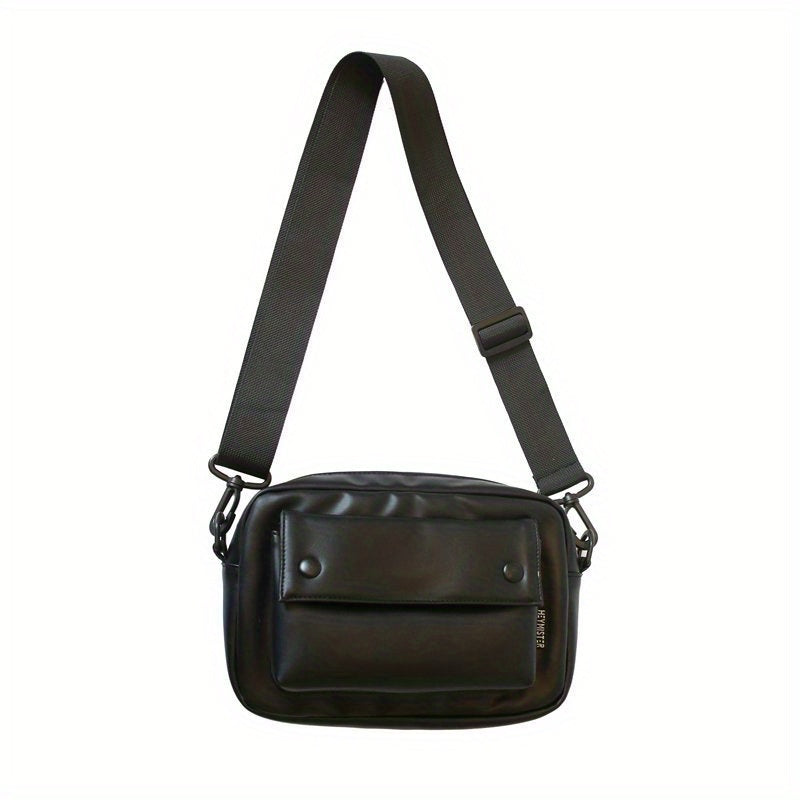 Men's Messenger Bag Solid Versatile Men's Bag Sports Diagonal Crossbody Bag