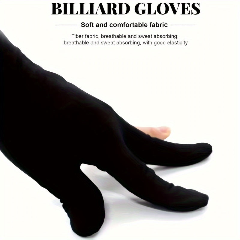 10pcs Billiard Gloves 3 Finger Anti-slip Fingerless Left Right Hand