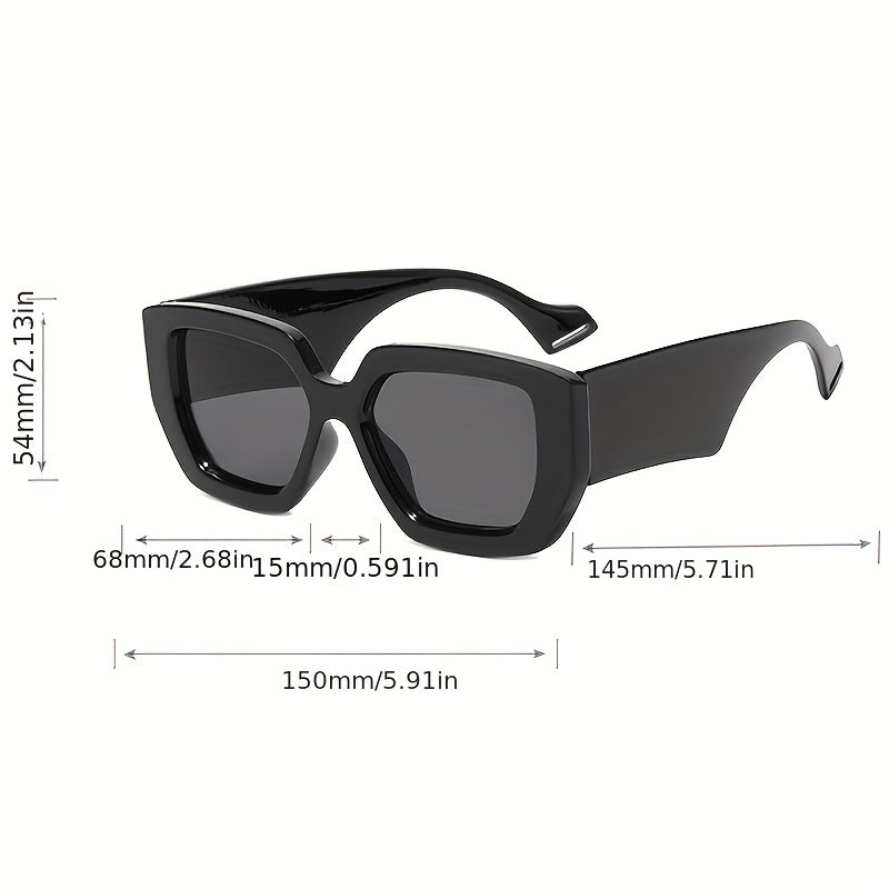 Y2K Square Sunglasses Candy Outdoor Shades Unisex Sunnies