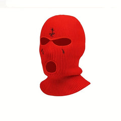 Men's Personality Cycling Hat Three Hole Hat