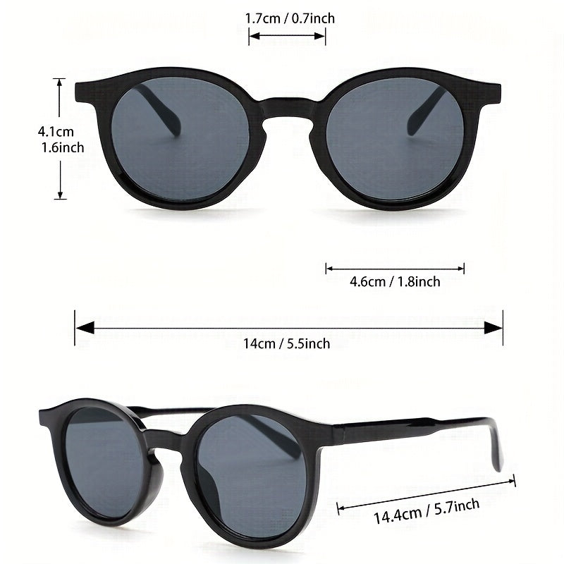 Round Frame Sunglasses Minimalist Outdoor UV400