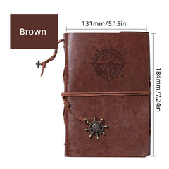 Vintage Charm Spiral Ring Binder Diary Journal Notebook