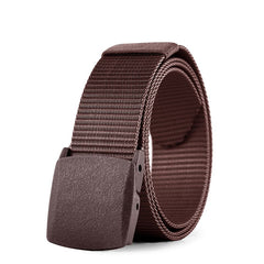 Canvas Belt Hypoallergenic Metal Nylon Cloth Belt Automatic Buckle Casual Jeans