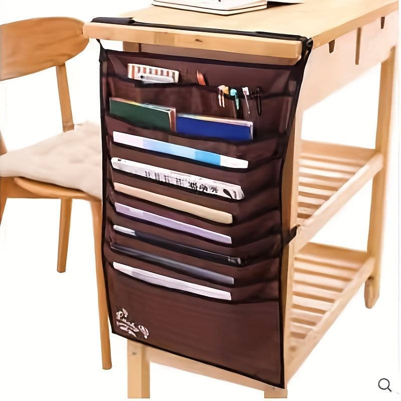 72365 Brown Hanging Book Bag Storage & Hanging Rack