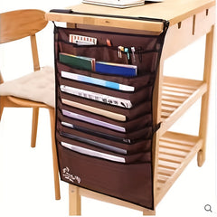 72365 Brown Hanging Book Bag Storage & Hanging Rack
