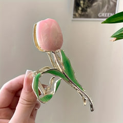 1pc Tulip Hair Claw Clip for Women Girls
