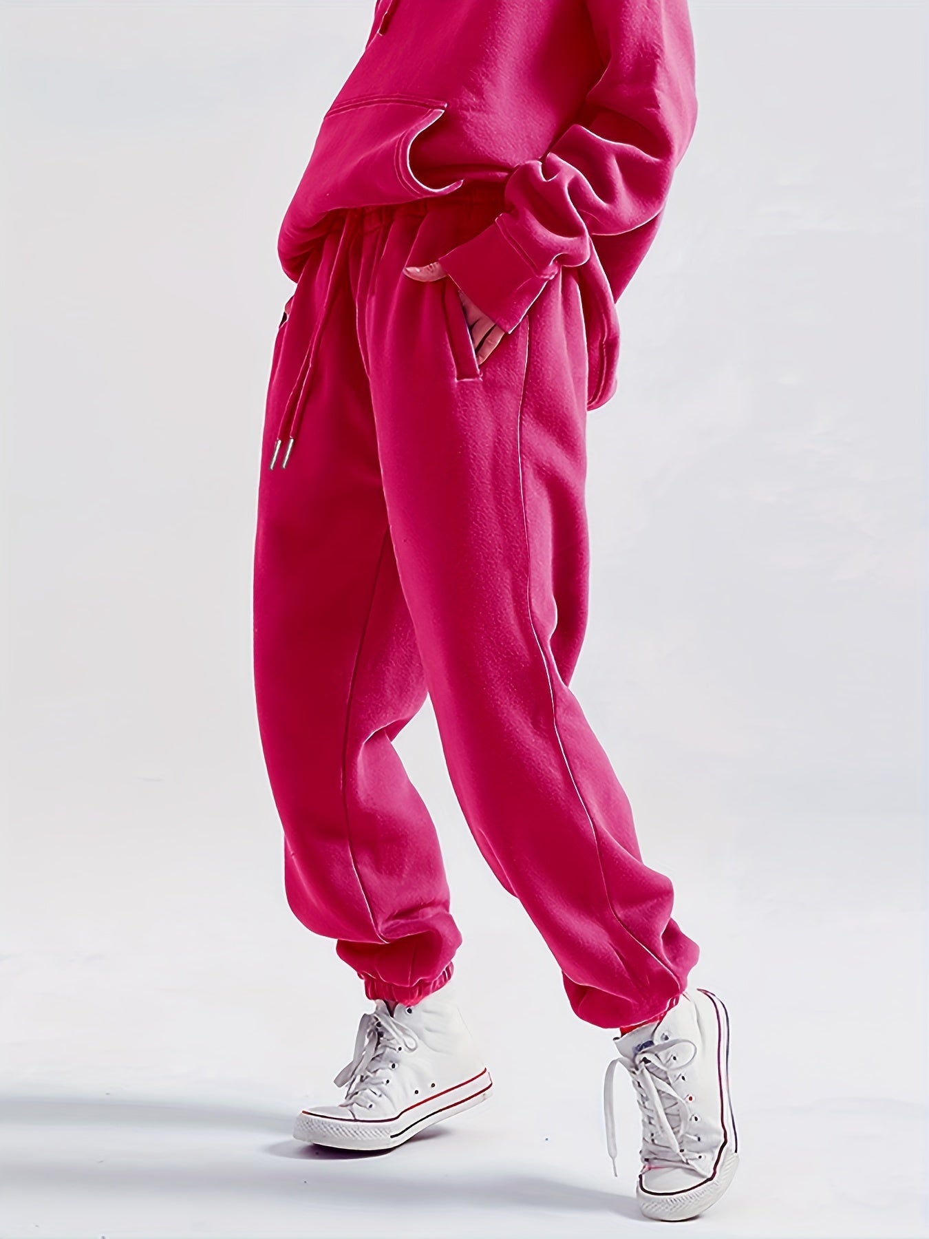 Stylish Drawstring Pockets Jogger Pants for Women