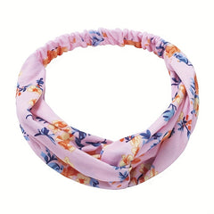 Boho Floral Style Headband Elastic Head Wrap Hair Band
