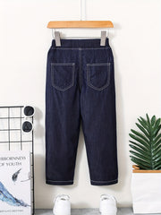 Girls Ultra Thin Casual Denim Pants Summer Lightweight