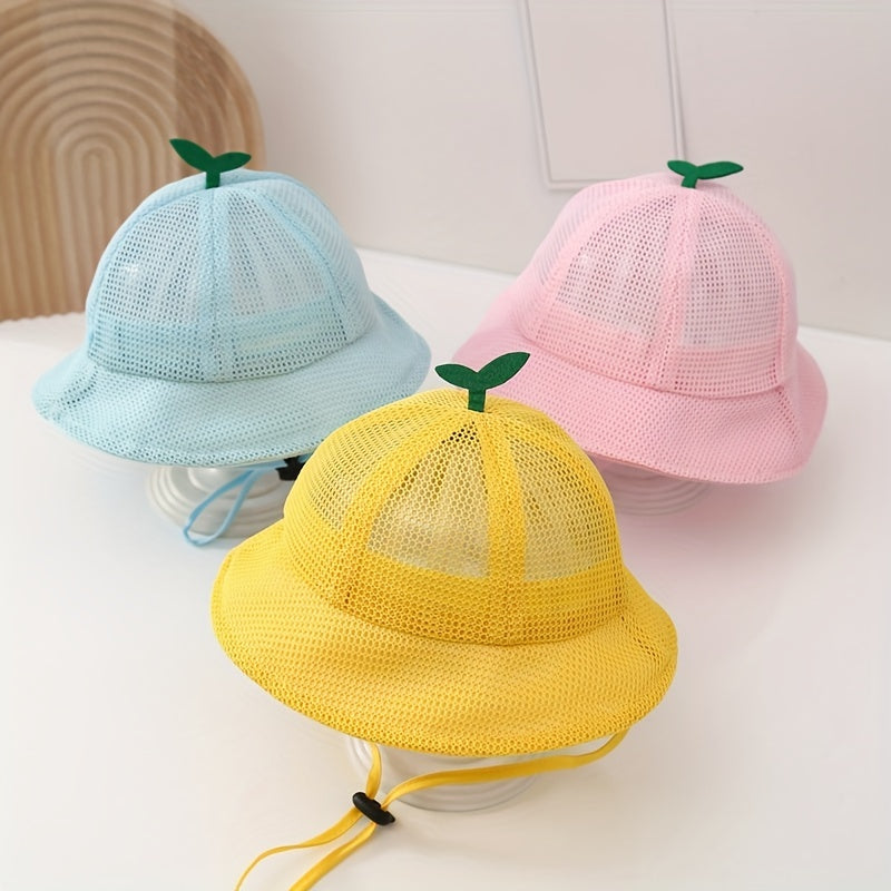 Sun Hat for Baby 0-3 Years Old with Strap