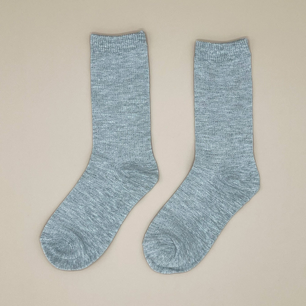 3 Pairs Basic Mid Tube Socks Unisex