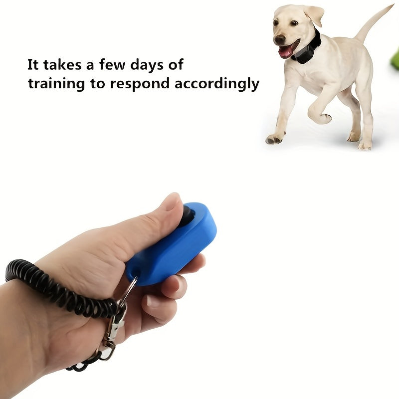 Pet Training Clicker with Wrist Strap - Improve Behavior and Communication