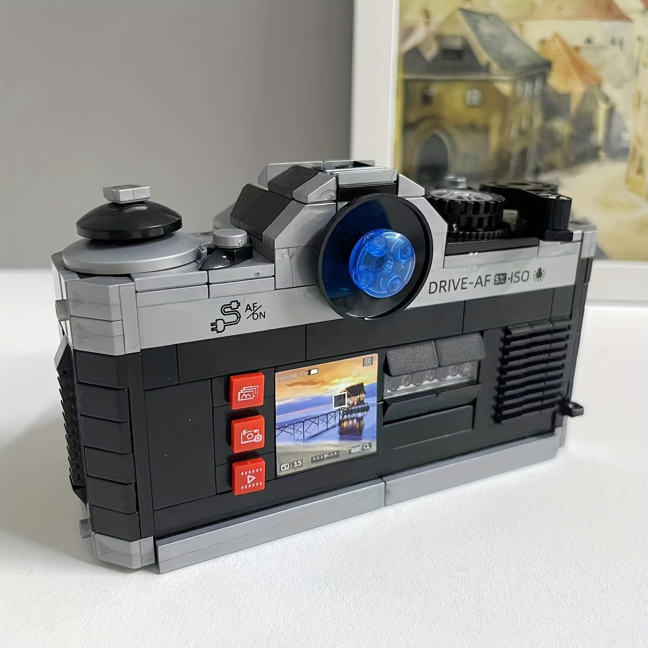 SLR Camera Building Block Model Assembly Puzzle Toy