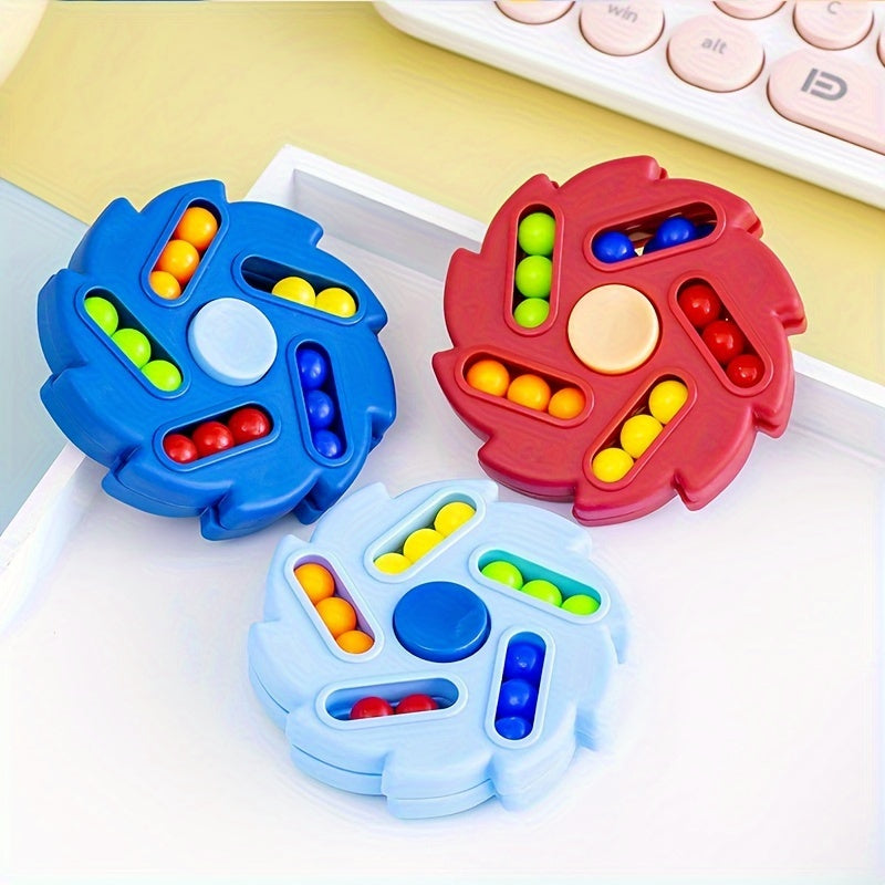 3pcs Magic Bean Gyroscope Fingertip Toy Spinning Ball Puzzle Decompression